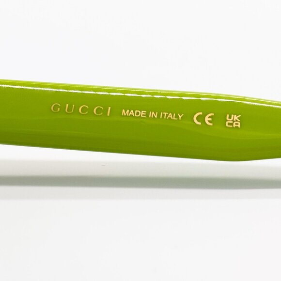NEW GUCCI GG1773S 006 GREEN CAT EYE WOMEN SUNGLASSES GUCCI - Picture 9 of 10